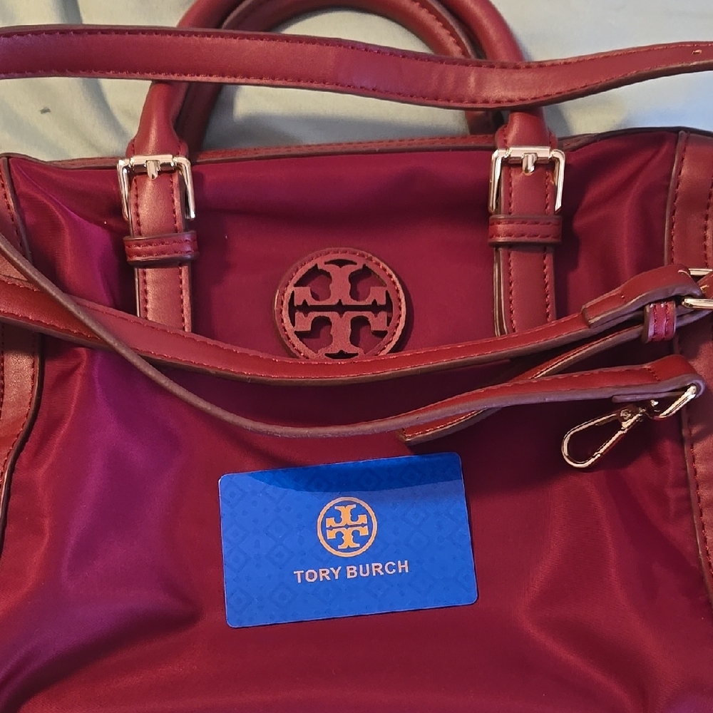 Tory Burch Burgundy Handbag